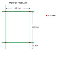 Designradiator TVS Eco Chroom 99 x 51 cm