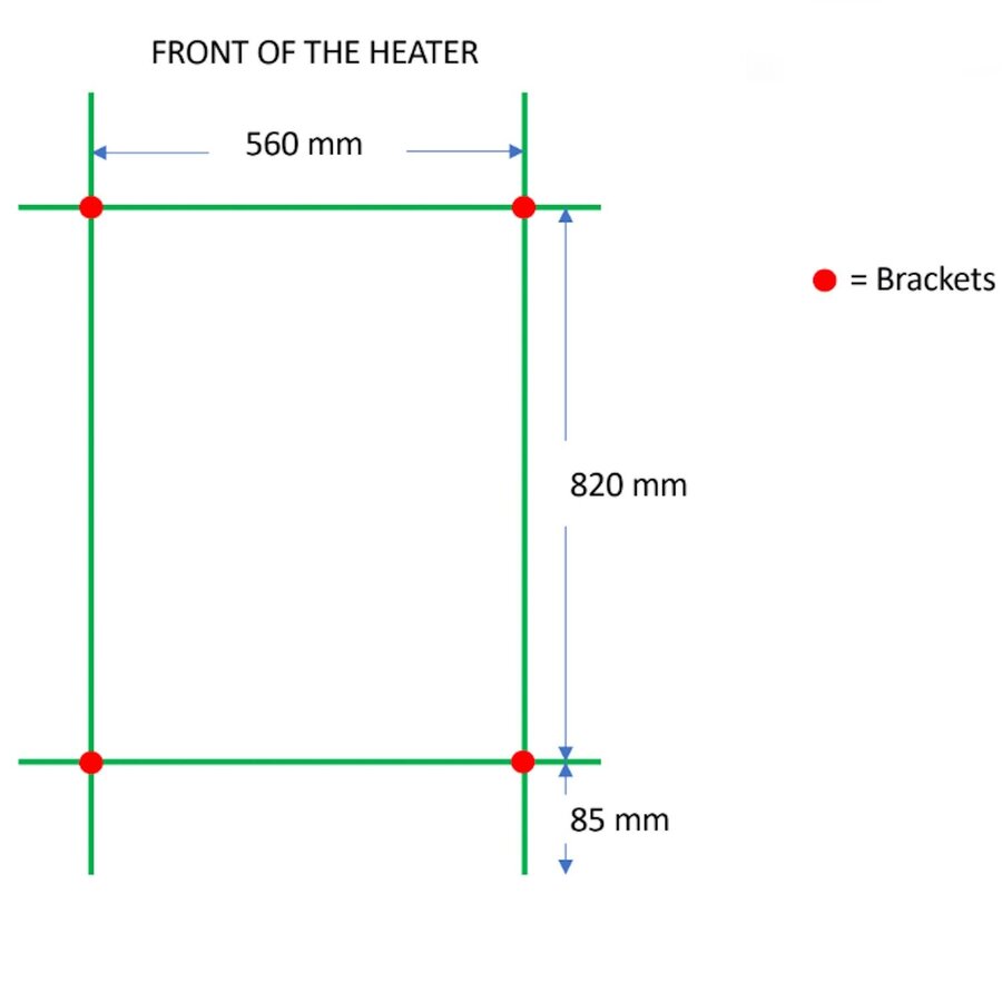 Designradiator TVS Eco Chroom 99 x 61 cm