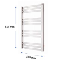 Designradiator TVS Dino Chroom 81.5x50 cm
