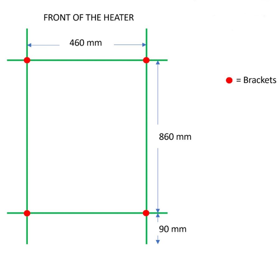 Designradiator TVS Dino Chroom 104x50 cm