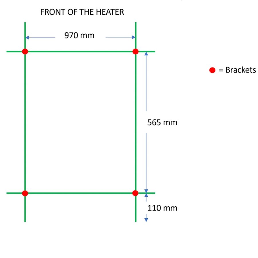 Designradiator TVS Pivo Wit 78.5x100 cm