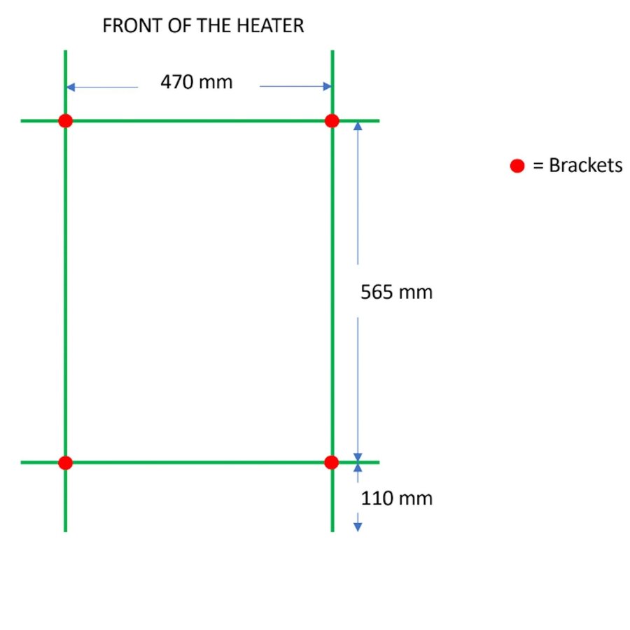 Designradiator TVS Pivo Wit 78.5x50 cm