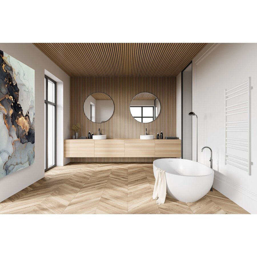 Designradiator TVS Pivo Wit 99x50 cm