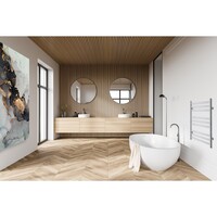 Designradiator TVS Pivo Chroom 59x50 cm