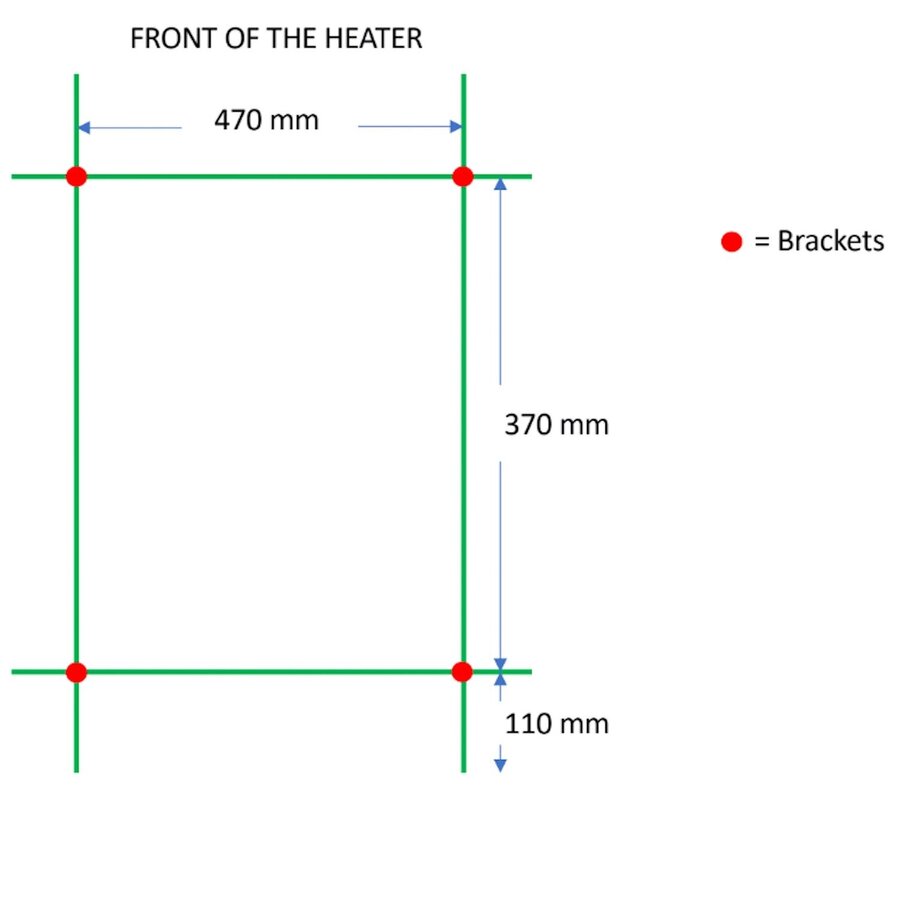 Designradiator TVS Pivo Chroom 59x50 cm