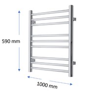 Designradiator TVS Pivo Chroom 59x100 cm