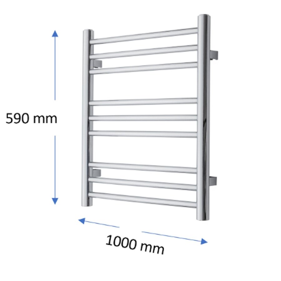 Designradiator TVS Pivo Chroom 59x100 cm