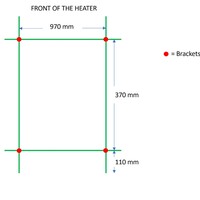 Designradiator TVS Pivo Chroom 59x100 cm