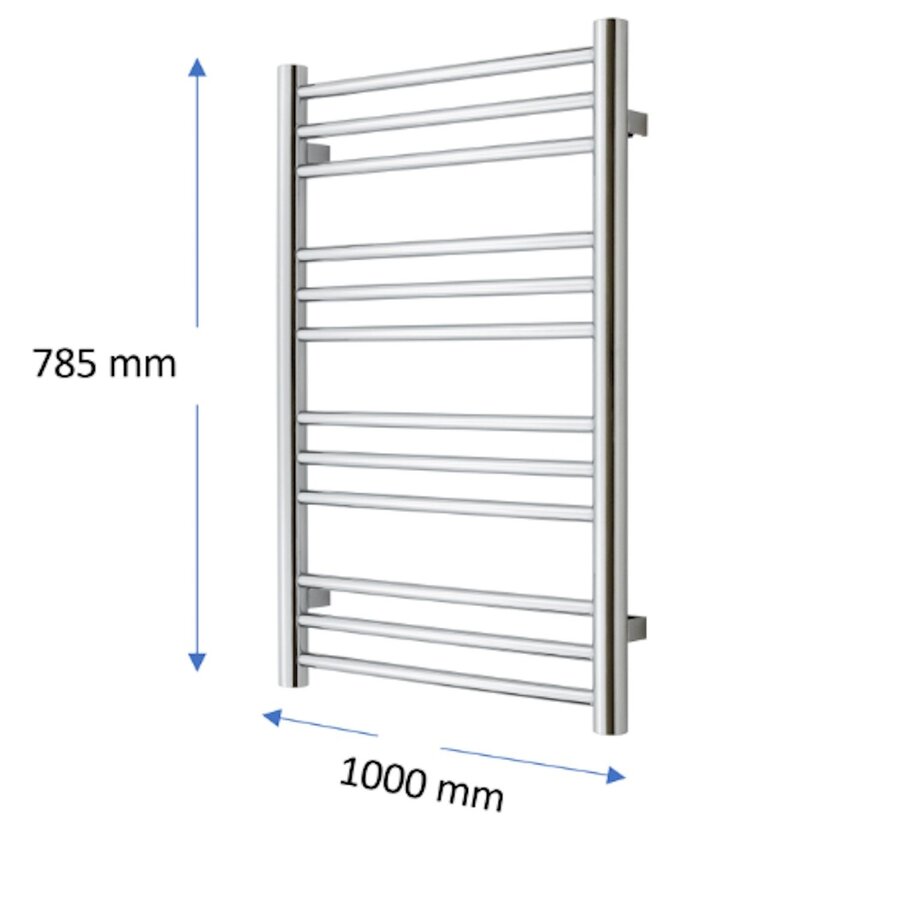 Designradiator TVS Pivo Chroom 78.5x100 cm