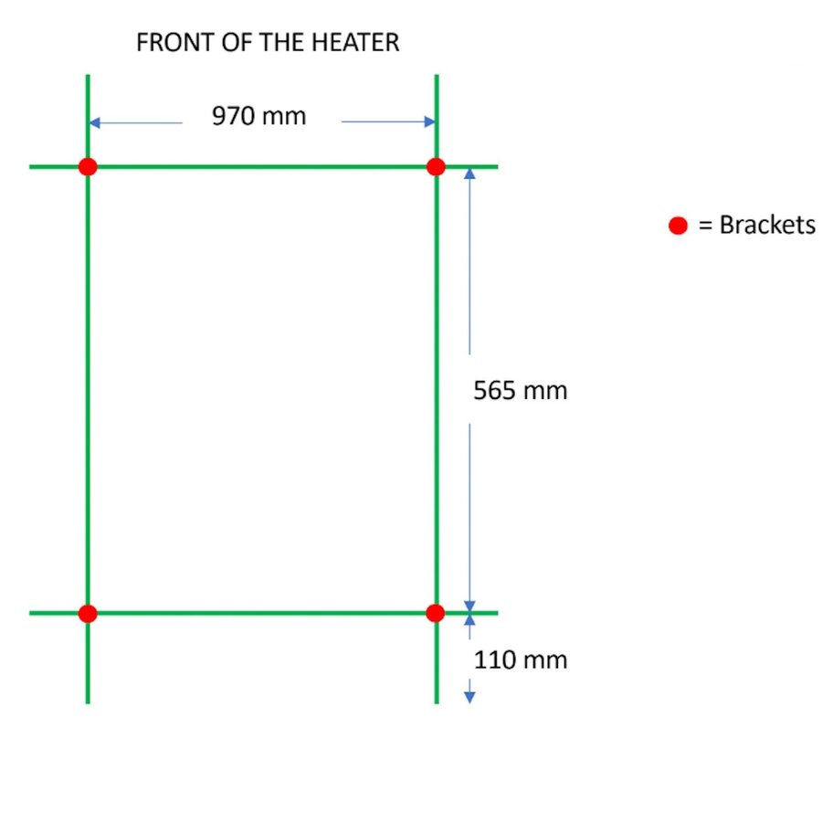 Designradiator TVS Pivo Chroom 78.5x100 cm