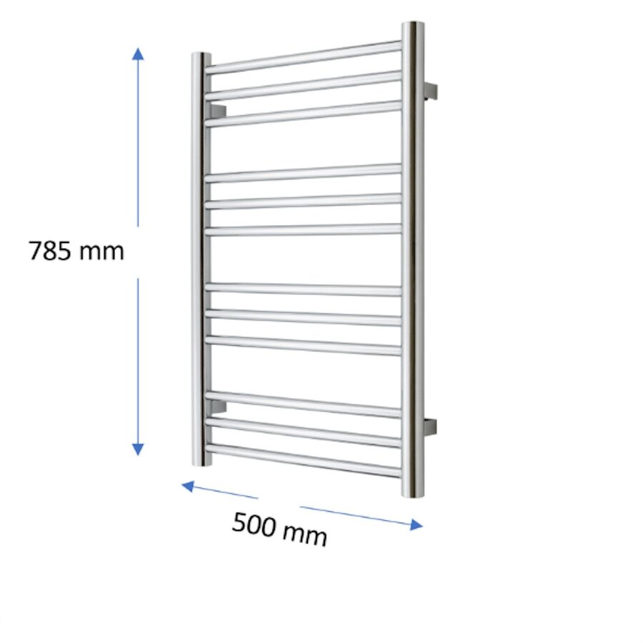 Designradiator TVS Pivo Chroom 78.5x50 cm