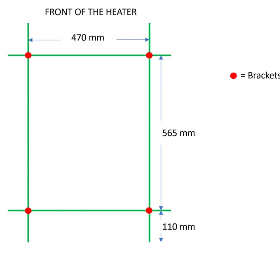 Designradiator TVS Pivo Chroom 78.5x50 cm