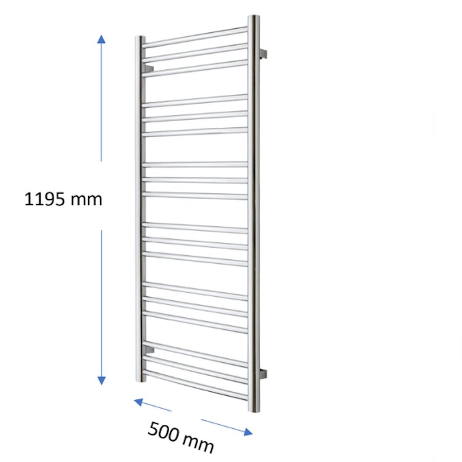 Designradiator TVS Pivo Chroom 119.5x50 cm