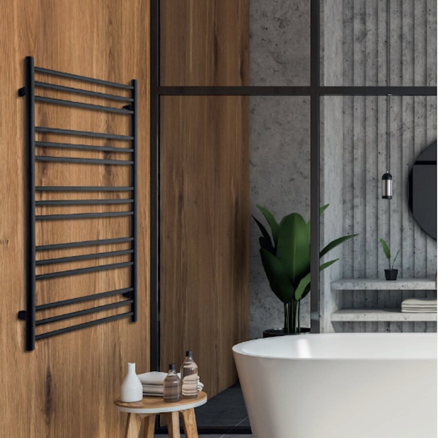 Designradiator TVS Pivo Zwart 99x50 cm