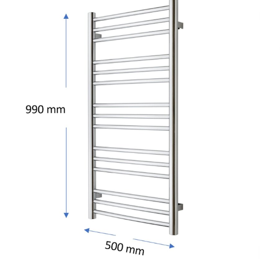 Designradiator TVS Pivo Zwart 99x50 cm