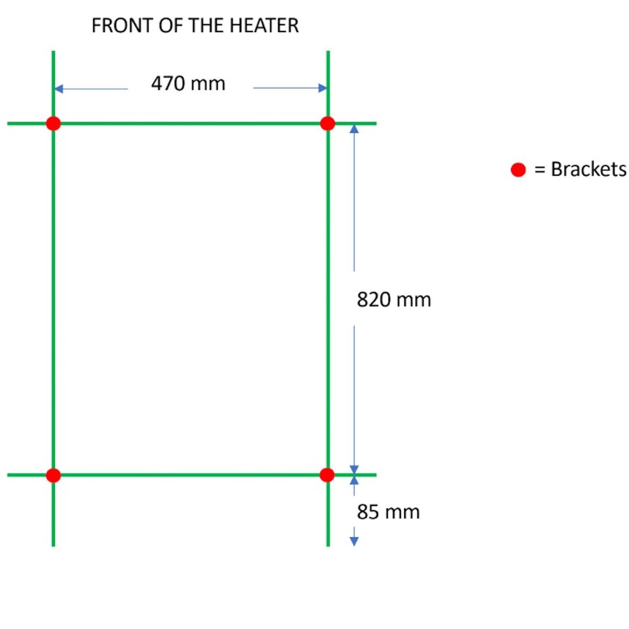 Designradiator TVS Paso Chroom 112x50 cm
