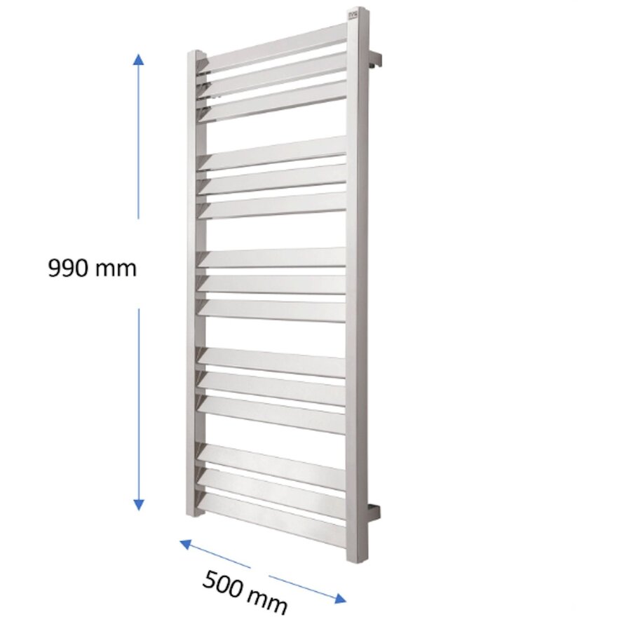 Designradiator TVS Paso Zwart 112x50 cm