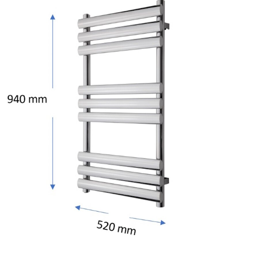 Designradiator TVS Milo Wit 94x52 cm