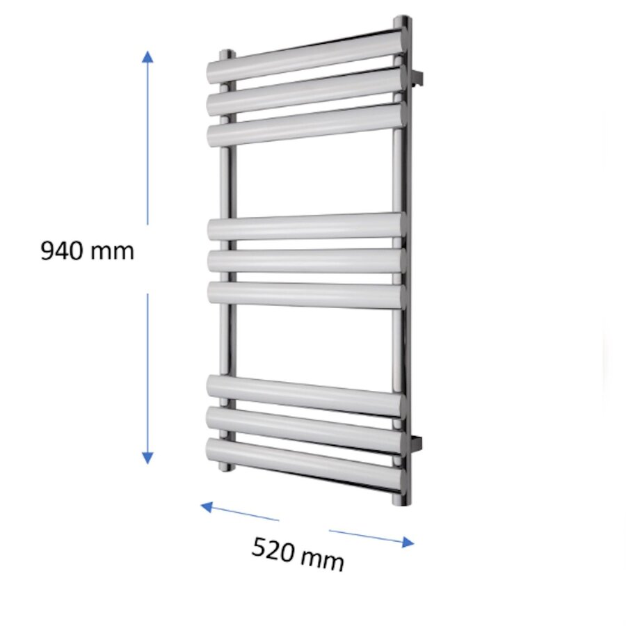 Designradiator TVS Milo Chroom 94x52 cm