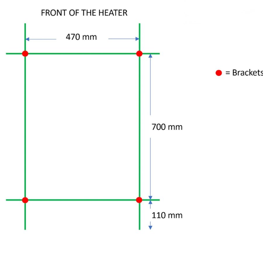 Designradiator TVS Duo Chroom 92x50 cm