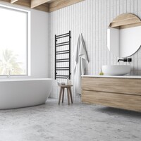 Designradiator TVS Duo Zwart 92x50 cm