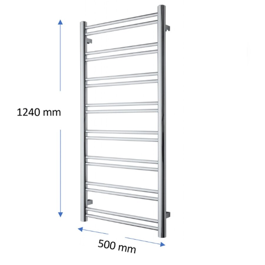 Designradiator TVS Duo Chroom 124x50 cm