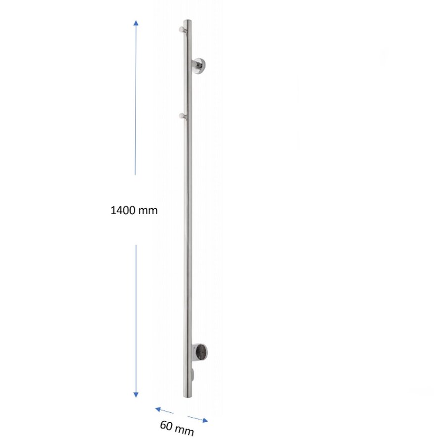 Elektrische Radiator TVS ELDO 1 Wit met Timer 140x6 cm