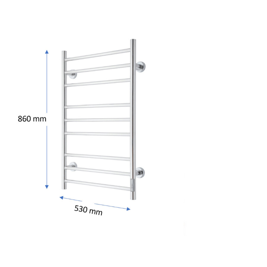 Elektrische Radiator TVS ELDO 9 L Wit met Timer 86x53 cm