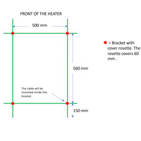 Elektrische Radiator TVS ELDO 9 L Wit met Timer 86x53 cm