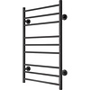Elektrische Radiator TVS ELDO 9 L Mat Zwart met Timer 86x53 cm