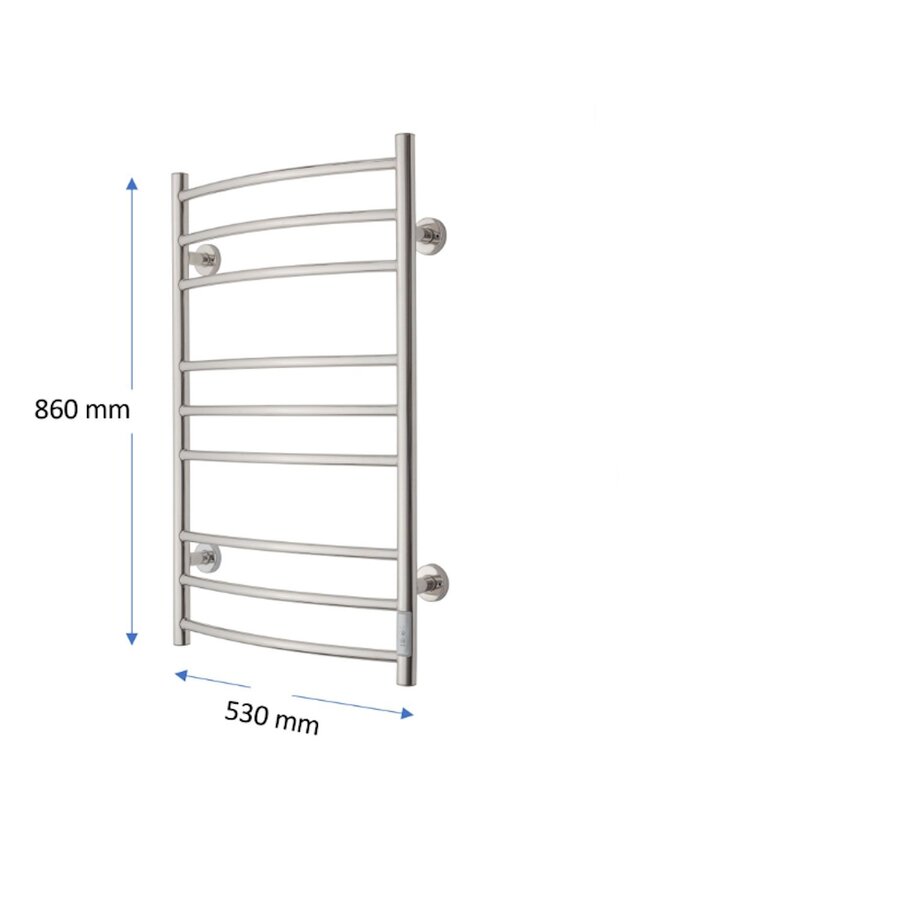 Elektrische Radiator TVS ELDO 9 Wit met Timer 86x53 cm