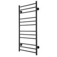 Elektrische Radiator TVS ELDO 12 L Mat Zwart met Timer 116x53 cm