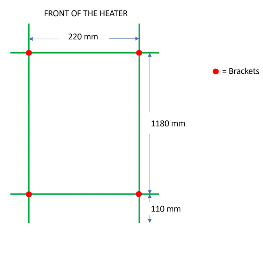 Designradiator TVS PLUS 3 Goud 140 x 26.5 cm