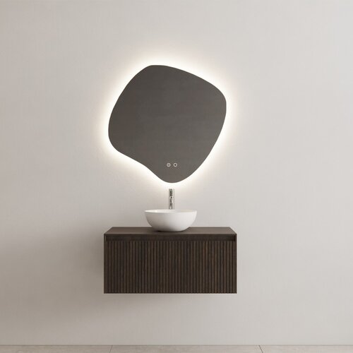 Onderkast Gliss Design Timotheus 60 CM Incl. Topplaat Charcoal 