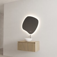 Onderkast Gliss Design Timotheus 90 CM Incl. Topplaat Ash Grey