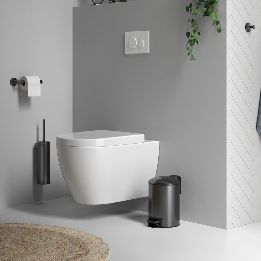 Pedaalemmer Brauer Gunmetal Edition 3L Gunmetal Geborsteld