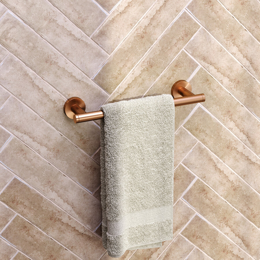 Handdoekrek Brauer Copper Edition 30 Cm Koper Geborsteld PVD