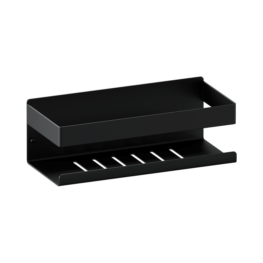 Doucherek Brauer Black Edition 23 Cm Mat Zwart