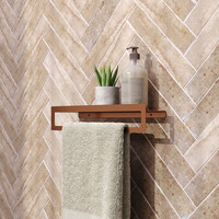 Handoekrek Brauer Copper Edition Met Planchet Koper Geborsteld PVD