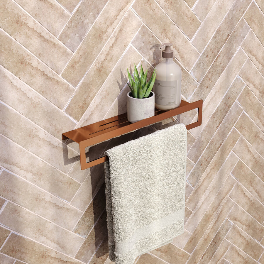 Handoekrek Brauer Copper Edition Met Planchet Koper Geborsteld PVD