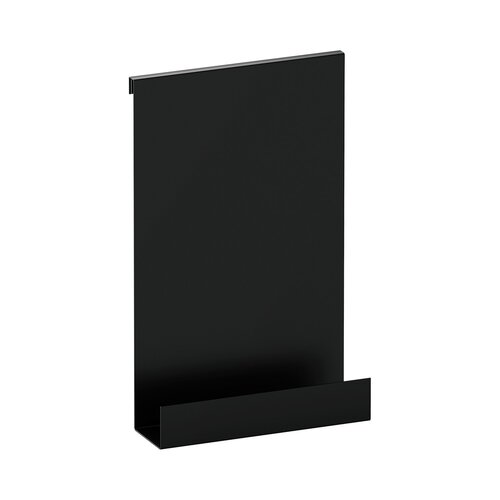 Doucherek Brauer Black Edition Hangend met Glasklem Mat Zwart 