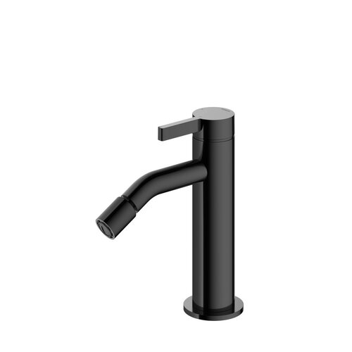 Bidetmengkraan Hotbath Ace 15.5 Cm Gepolijst Zwart PVD 