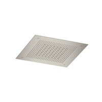 Inbouw hoofddouche Hotbath Ace Velvet & Rainshower 38x38 cm Geborsteld Nikkel