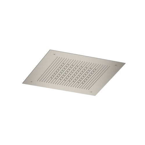 Inbouw hoofddouche Hotbath Ace Velvet & Rainshower 38x38 cm Geborsteld Nikkel 