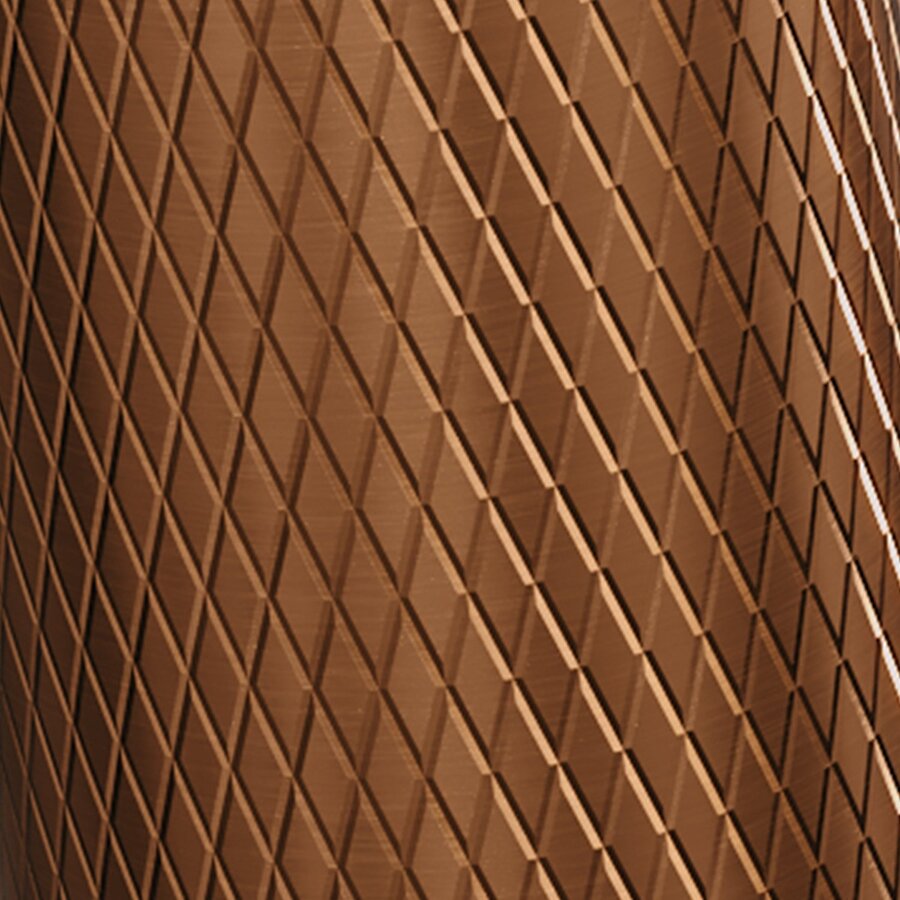 Opbouw Fonteinkraan Brauer Copper Carving Edition Met Gebogen Uitloop Koper Geborsteld PVD