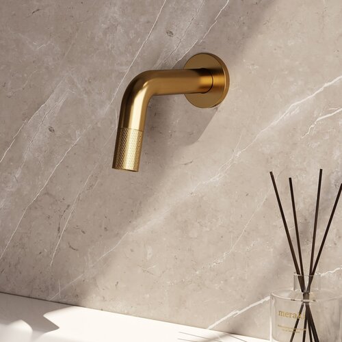 Inbouw Fonteinkraan Brauer Gold Carving Edition Inkortbaar Goud Geborsteld PVD 