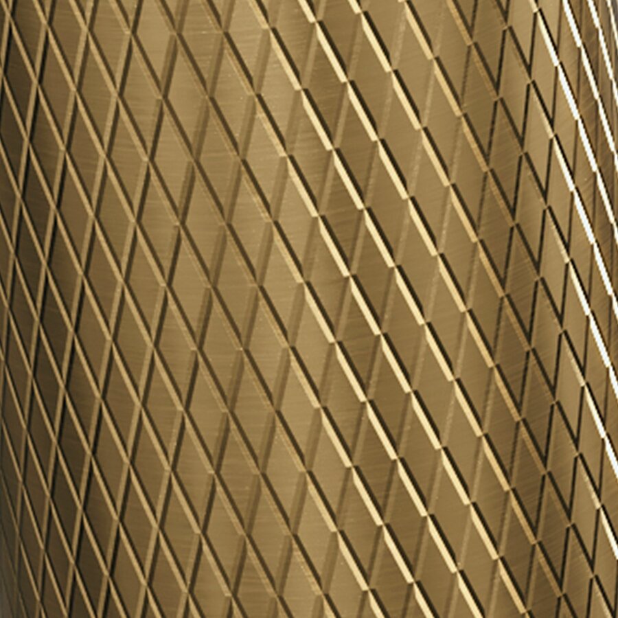 Opbouw Fonteinkraan Brauer Gold Carving Edition Met Gebogen Uitloop Goud Geborsteld PVD