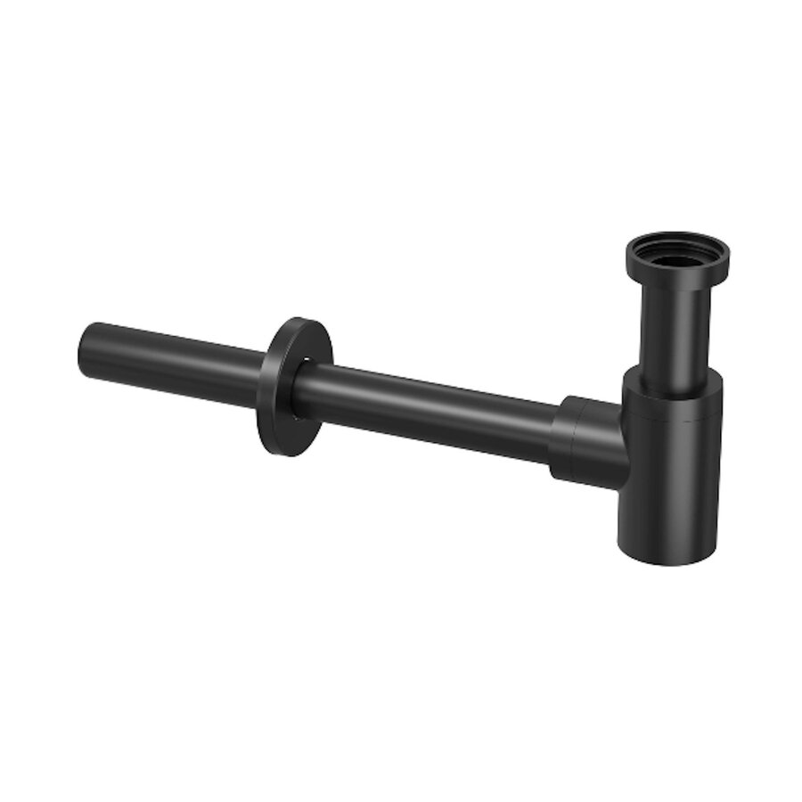 Fonteinpack Hit Basic-Line Porselein Glans Wit (kraangat rechts) Mat Zwart