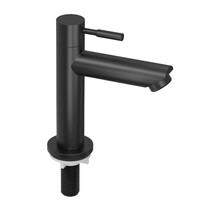 Fonteinpack Hit Basic-Line Porselein Glans Wit (kraangat rechts) Mat Zwart