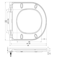 Astev Toiletzitting Softclose En Quick Release BWS Mat Zwart